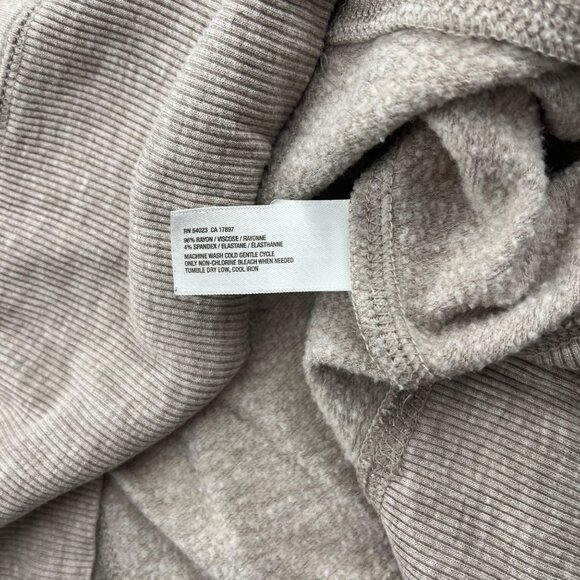 GapBody Ultra Soft Hooded Pullover Top Size M Cotton Blend beige - Picture 4 of 5